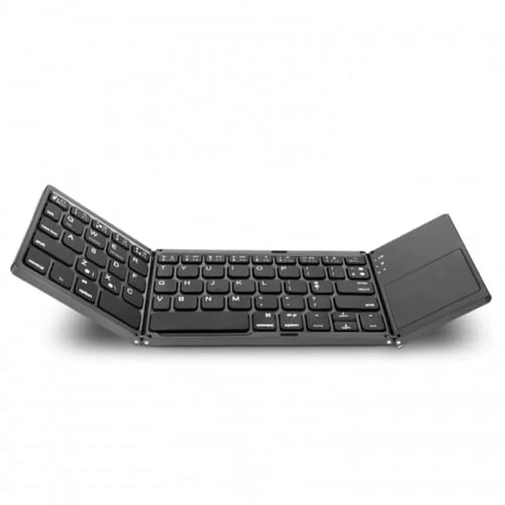 Rechargeable Folding Wireless Keyboard Portable Compact Y1K for iPad Pro 12.9 (2019) 10.5 9.7 4 3 2 - Zenfone V Live Max Plus M1, ROG Phone, AR 5z 5Q 4 Pro, Nexus 2 7
