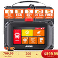 ANCEL V5 HD Diesel Truck Bi-directional Diagnostic Scan Tool Heavy Duty Truck All System Scanner 40+ Maintenance Reset DPF Regen ECU Coding OBD2 2 IN 1 Code Reader for 24V Truck 12V Cars Scan Tablet