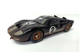 1966 Ford GT-40 MK II #2 After Race (Dirty Version, Ebony - Shelby Collectibles SC431BK - 1/18 scale Diecast Model Toy Car