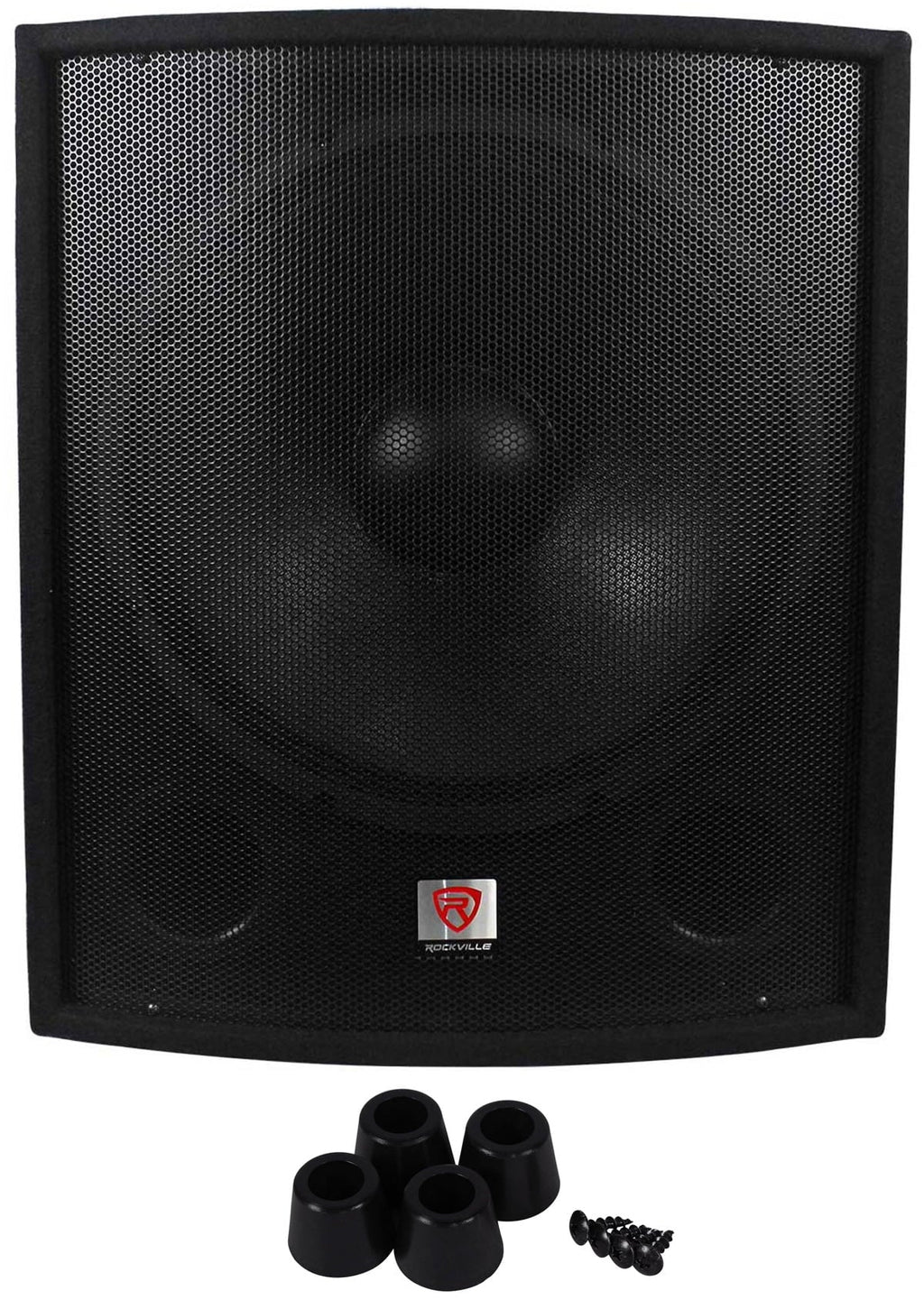 Rockville SBG1188 18" Pro DJ PA Subwoofer Sub+5000w 2-Channel Amplifier+Cable