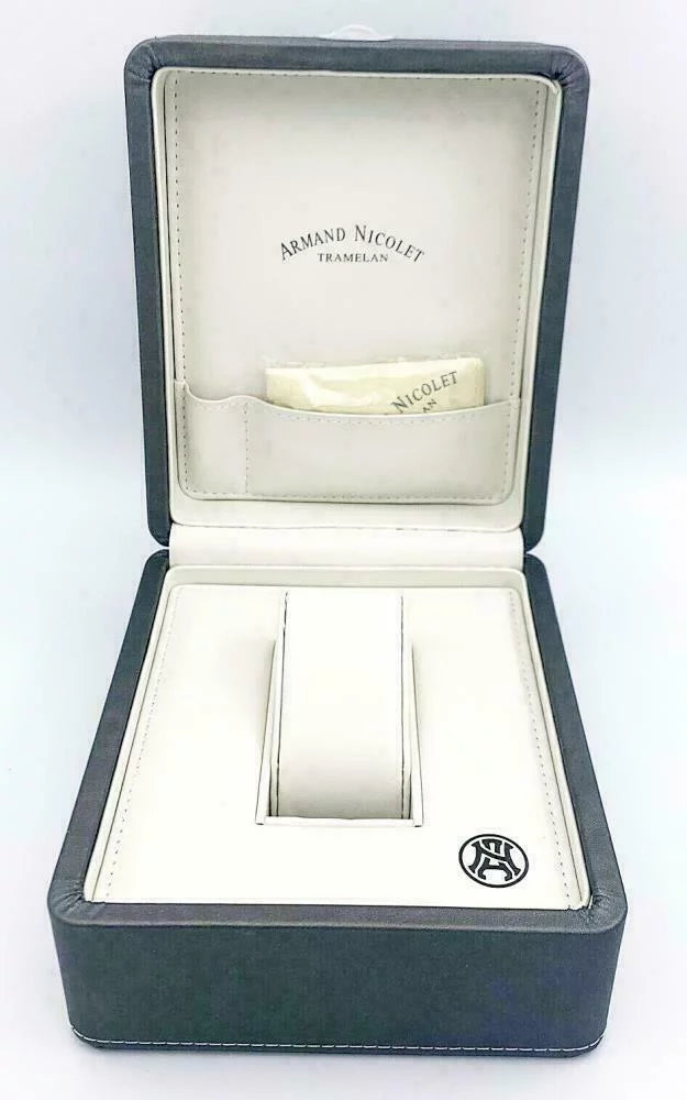 Armand Nicolet T616B-AG-9610B Stainless Steel Ivory Rubber Automatic Men's Watch