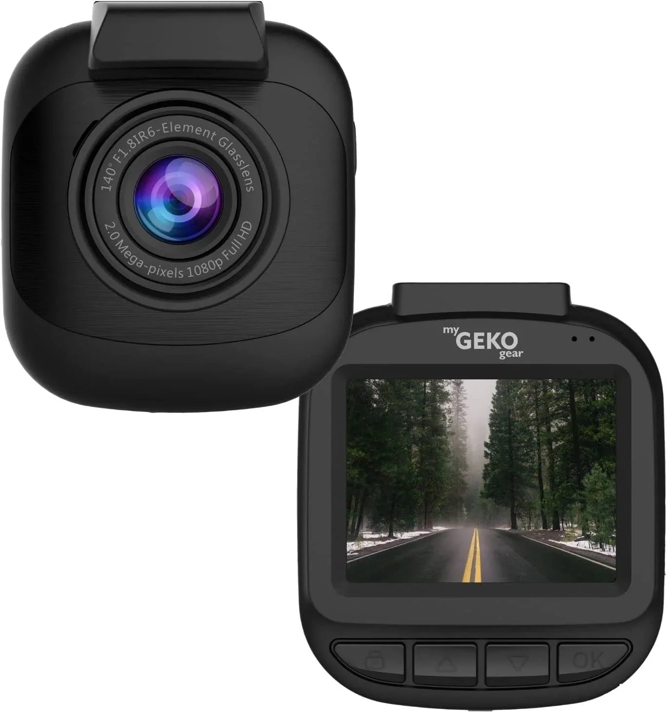 GO51016G - Orbit 510 Full HD 1080P Dash Cam, Wide Angle View, Night Vision/ Starvis, GPS Logging,