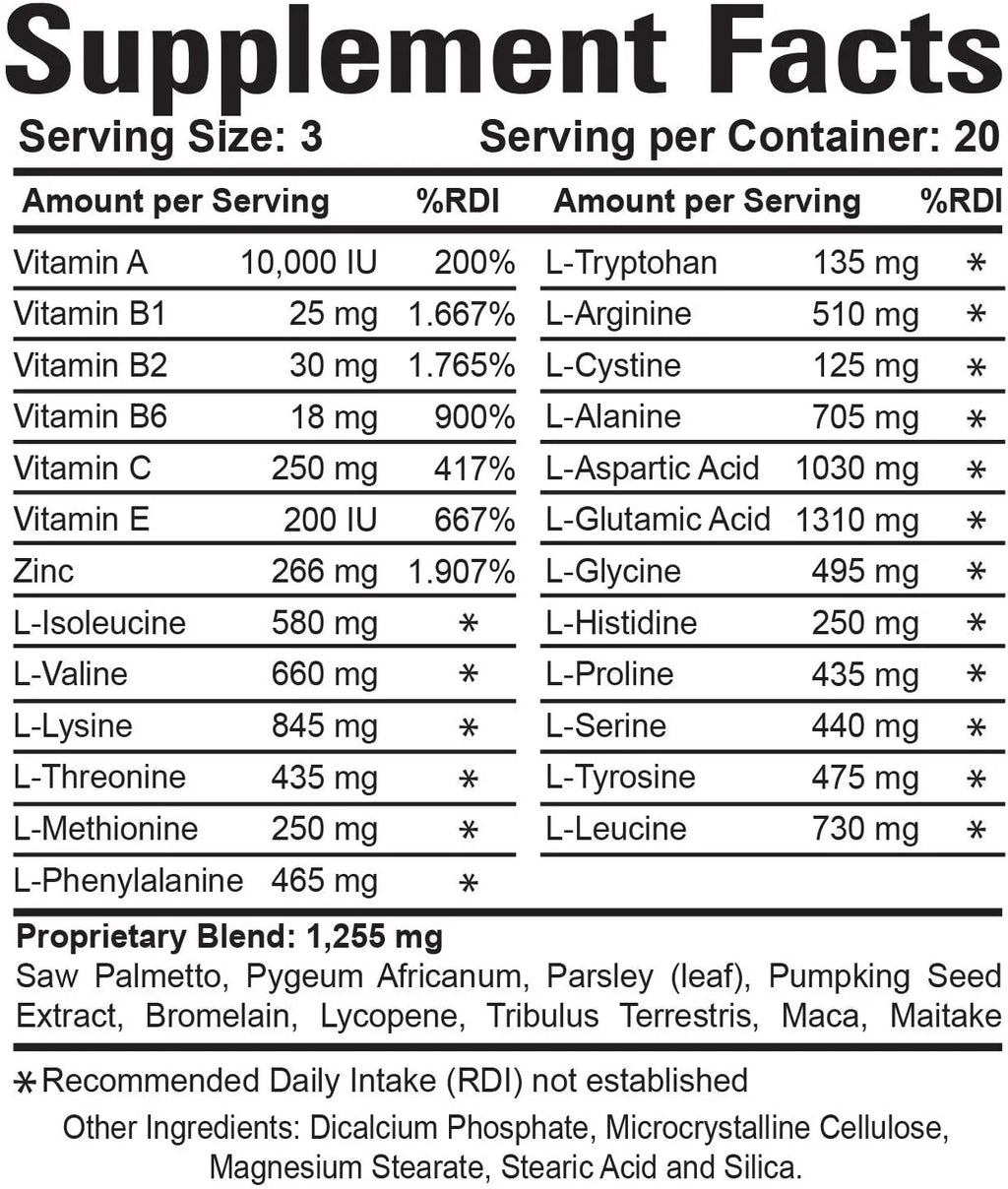 Prostasan 90 Caps- Boost Prostate Function - Prostate Health Formula 100% Natural Dietary Supplement for Men's - Promote Healthy Urinary Flow, Prostate Relief, Inflammation - Made in USA