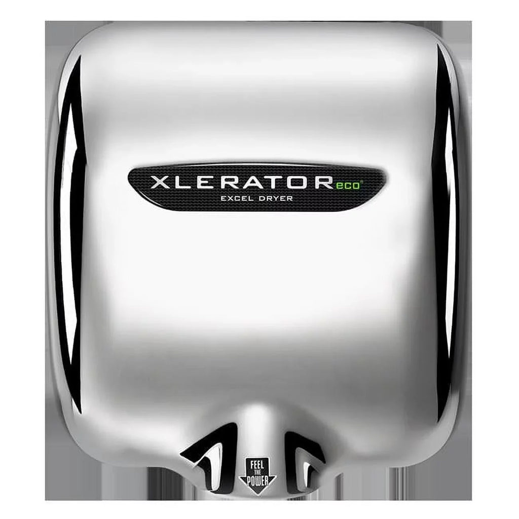 Excel Dryer XL-CV-ECO Hand Dryer XLERATOR XL-C-ECO Automatic, Surface-Mounted, Cast Cover, Chrome Plated, 208-277V Standard Nozzle
