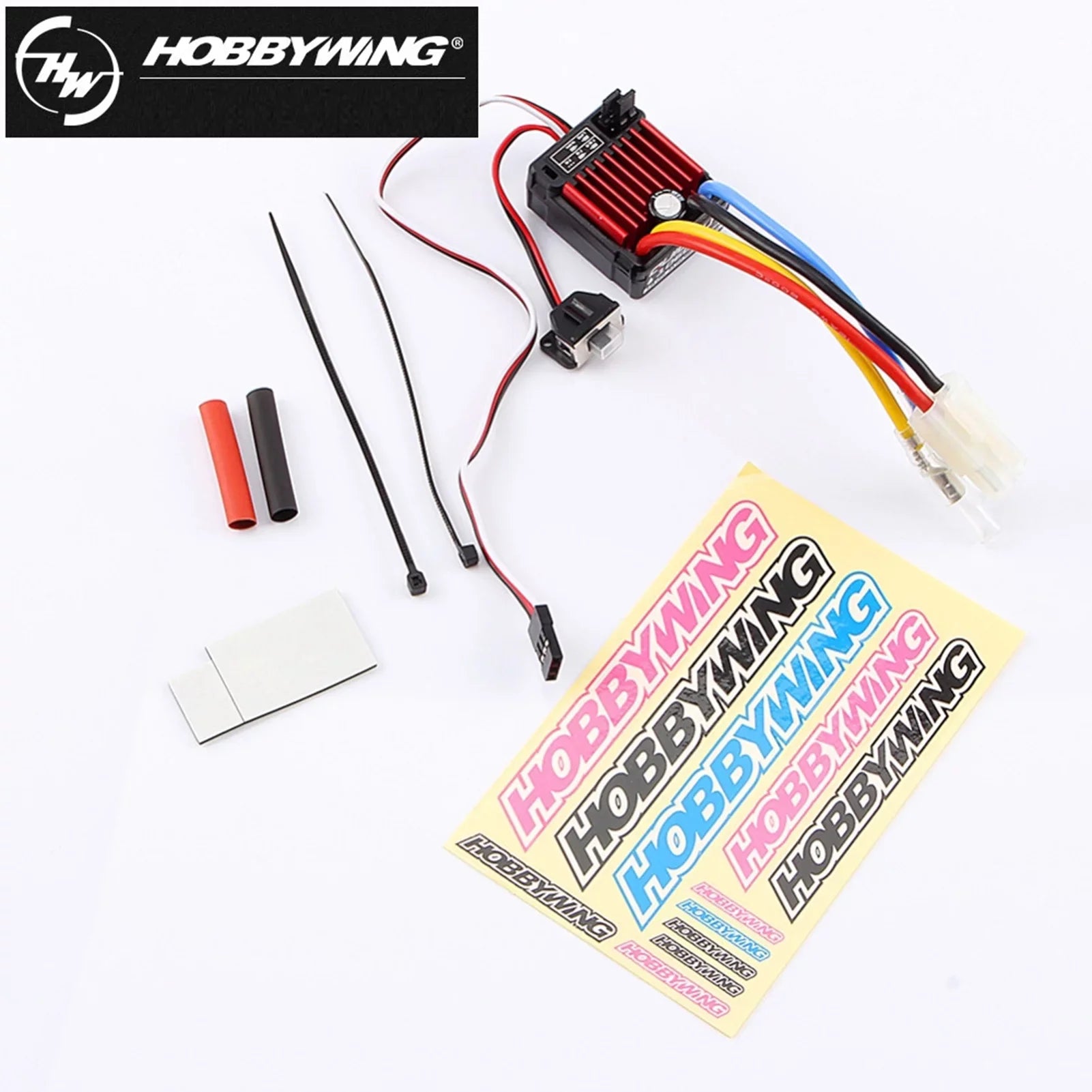 Pinnaco HobbyWing QuicRun 1060 60A Brushed Electronic Speed Controller ESC for 1/10 RC Car