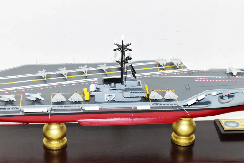 USS Independence CV-62 Aircraft Carrier Model,Navy,Scale Model,Mahogany,Forrestal Class