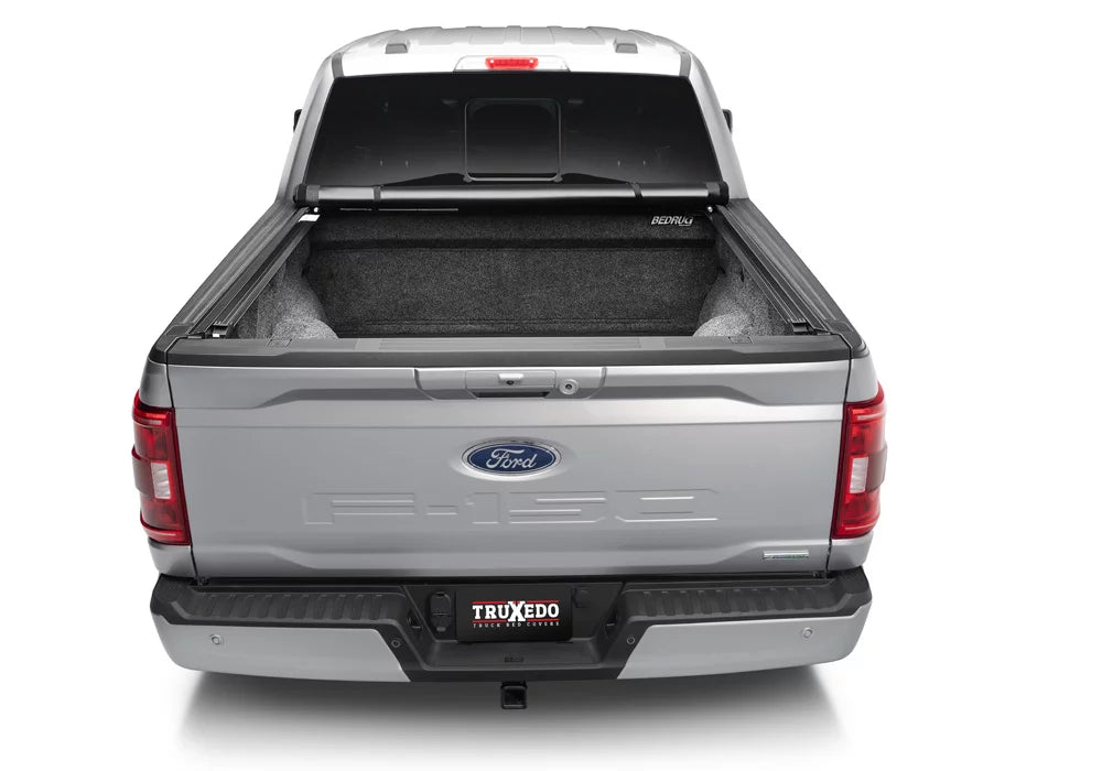 TruXedo Pro X15 Soft Roll Up Truck Bed Tonneau Cover | 1498301 | Compatible with 2015 - 2023 Ford F-150 6' 7" Bed (78.9") , Ebony