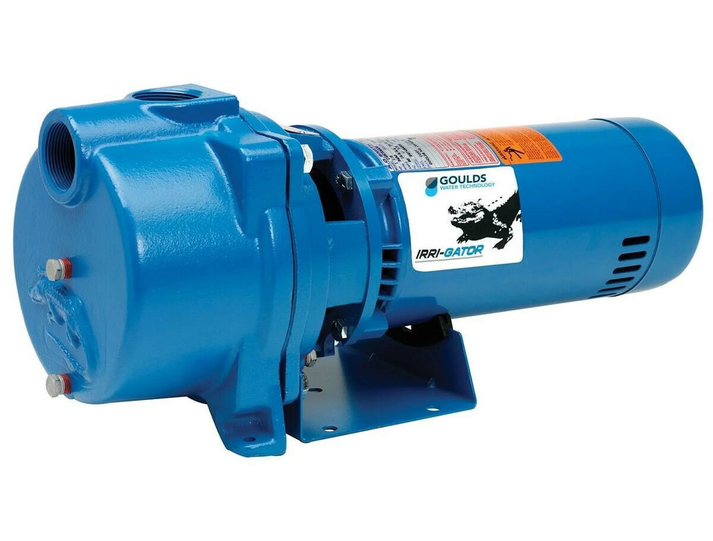Goulds GT30, IRRI-GATOR Self-Priming Centrifugal Pump, 105 GPM, 3 , 230 Volts, 1 Phase, 1-1/2" NPT Suction, 1-1/2" NPT Discharge