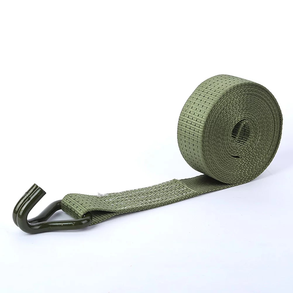 Etereauty 1 Set of 6M Length Bundling Belt Tie Down Straps Cargo Motorcycle Truck Luggage Ratchet Straps