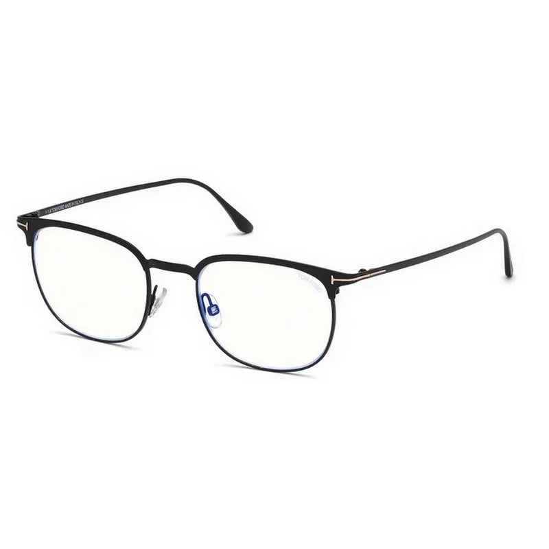 Eyeglasses Tom Ford FT 5549 -B 002 Matte Dark Enamel, / Blue Block Lenses