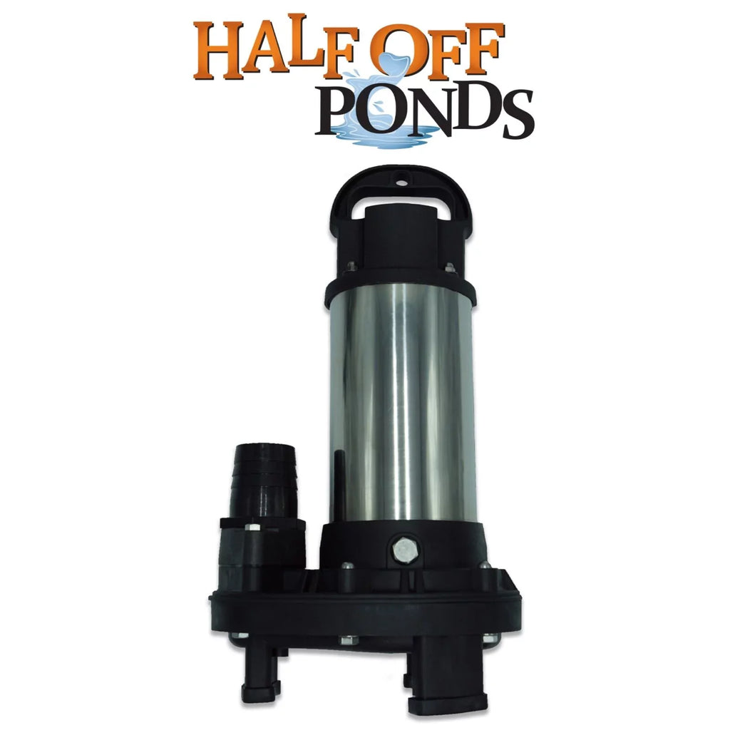 HALF OFF PONDS Piranha Series 4,200 GPH Direct Drive Submersible Pump for Water Gardens, Ponds and Waterfalls - PN-4200
