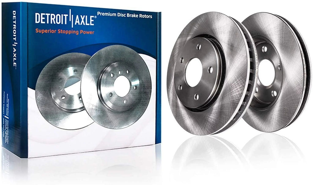 Detroit Axle - Brake Kit for 2013-2016 Ford Escape Front and Rear Disc Brake Rotors Ceramic Brake Pads Brakes 2013 2014 2015 2016 1.6L 2.5L Brakes and Rotors