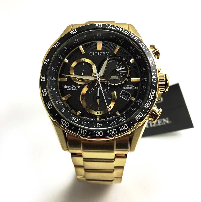 Citizen PCAT Chronograph Ebony Dial Men's Watch CB5912-50E