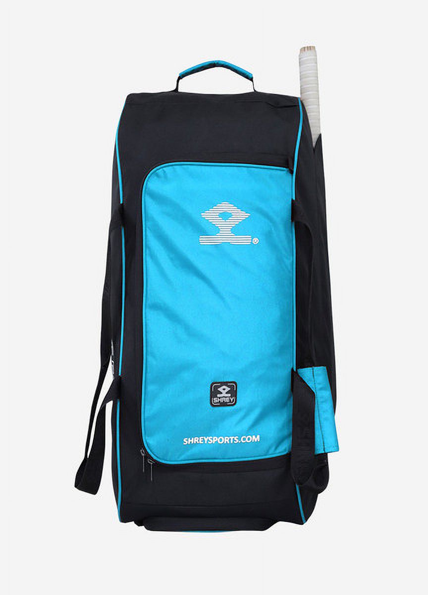 Shrey Ranger Wheelie Bag Ebony &amp; Blue