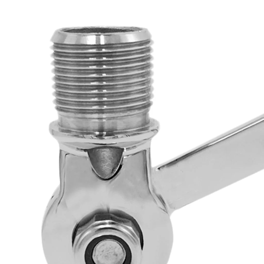 Stainless Steel Marine Radio VHF Adjustable Ratchet Base Mount for Inflatable Boat Kayak Dinghy
