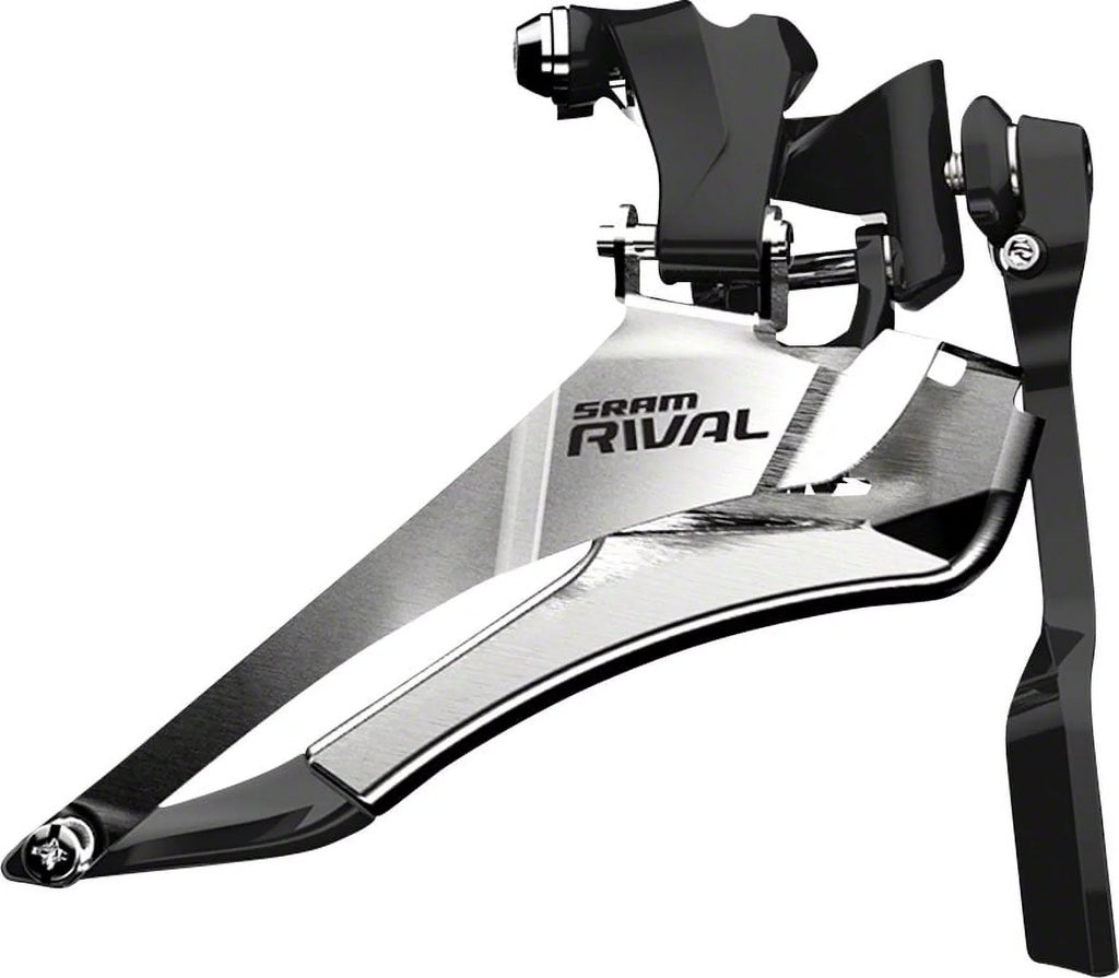 SRAM Rival 22 Front Derailleur - 2x11-Speed Yaw, Braze-on, with Chain Spotter, Jet