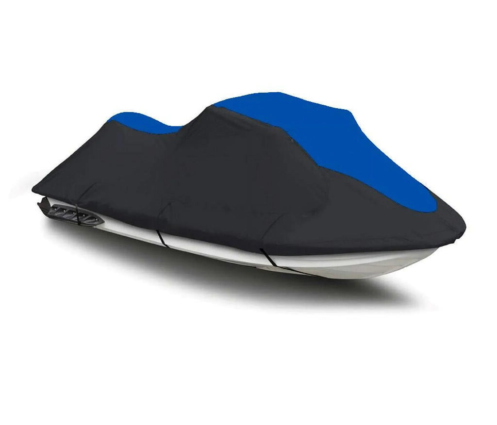 Jet / BLUE HEAVY-DUTY, 600 DENIER Cover Compatible for Kawasaki Ultra LX 2007 2008 2009 2010 2011 2012 2013 2014 2015 2016 2017 2018 2019 2020 2021 2022 Jet Ski PWC Watercraft Cover
