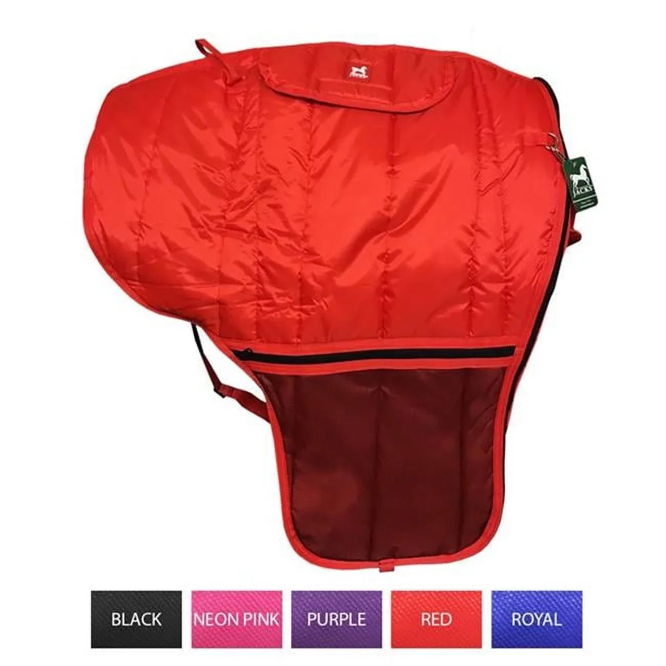 Jacks Imports Deluxe Western Saddle Bag, Neon Pink - 35 x 72 in.