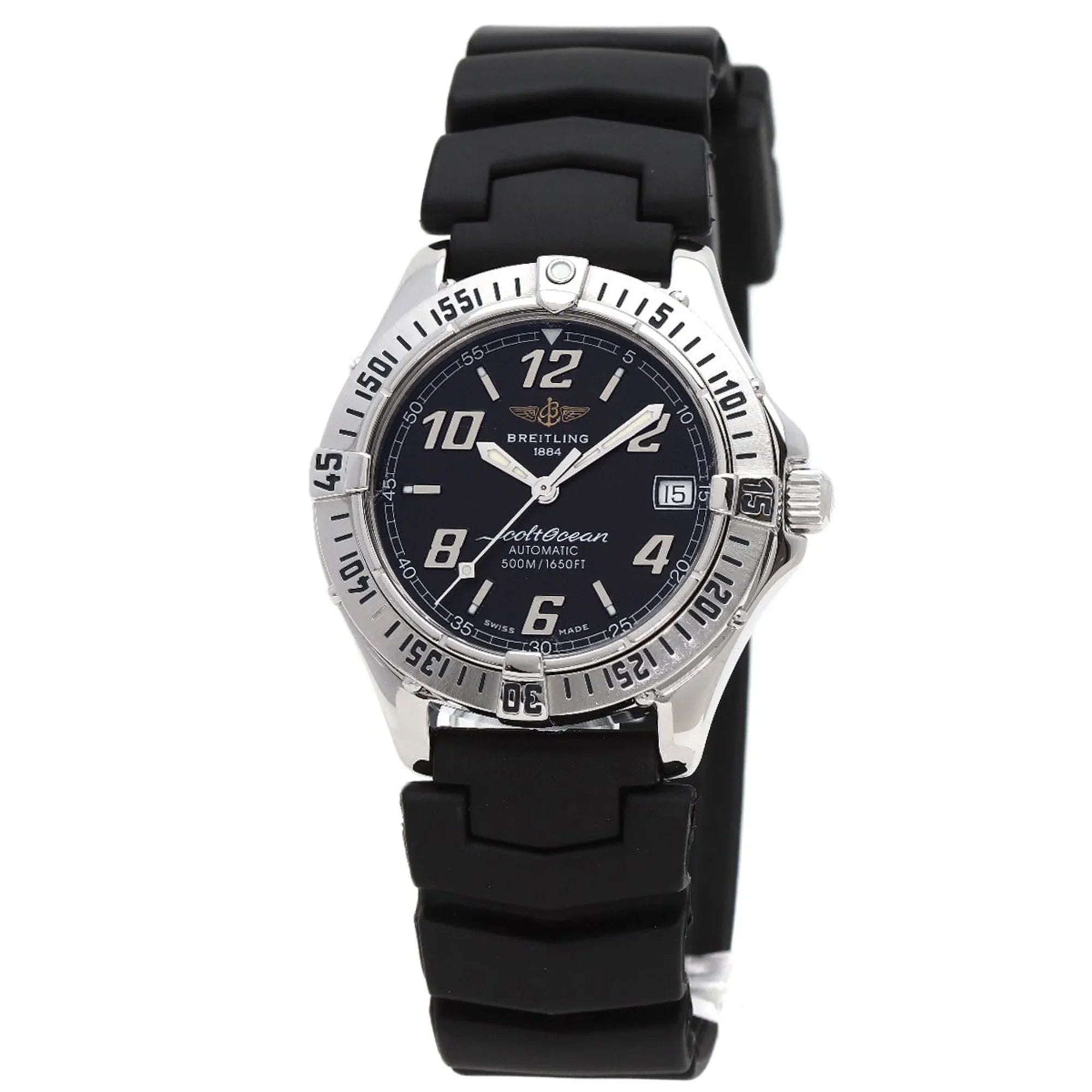 Pre-Owned BREITLING A17350 Colt O'Shearn Watch Stainless Steel/Rubber Men's (Good)