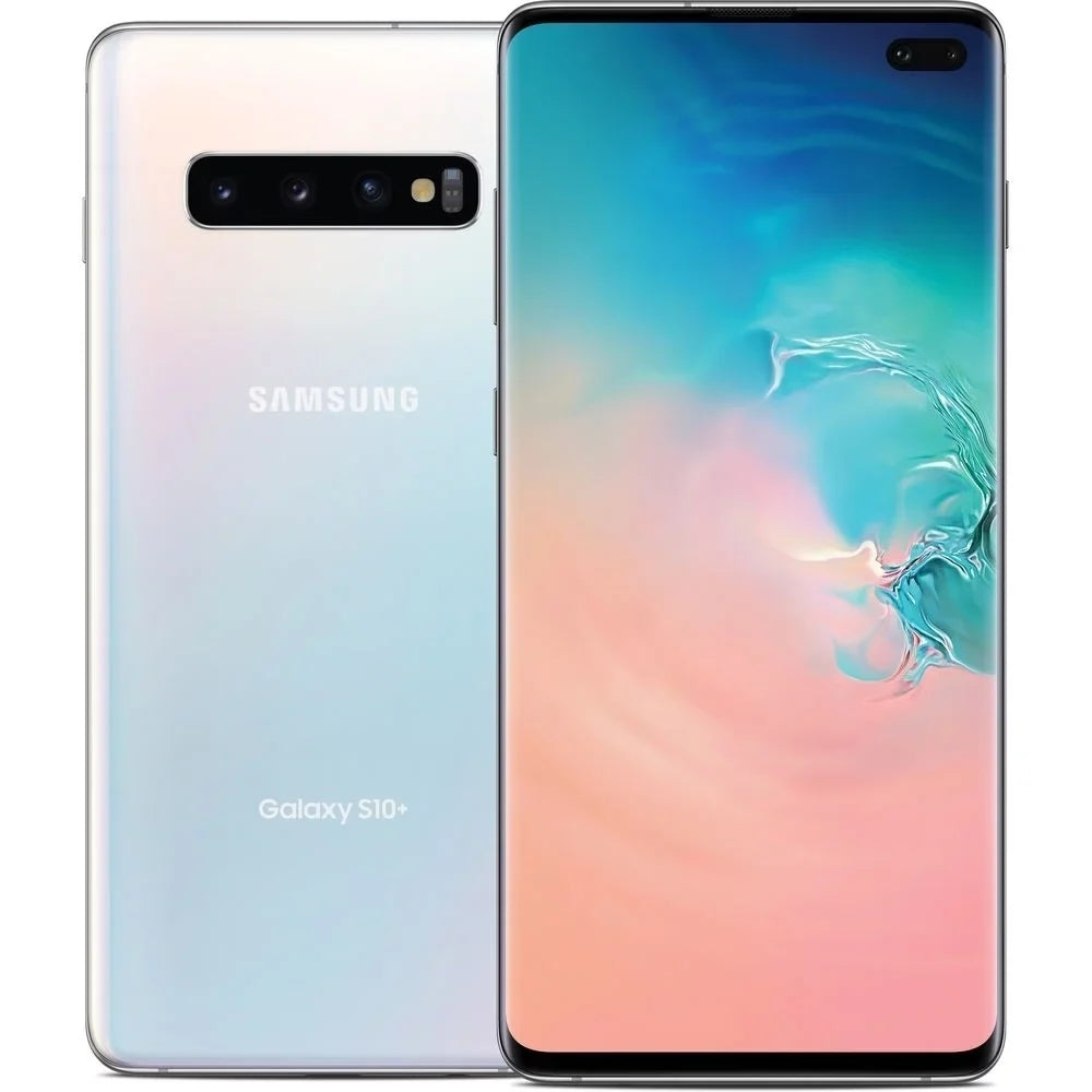 Galaxy S10+ 128GB 6.1" 4G LTE Fully Unlocked, Prism White (Used - Blemished)
