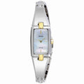 Women's SUP218 Core Solar Mother of Pearl Dial Two Tone Steel Power Reserve Watch