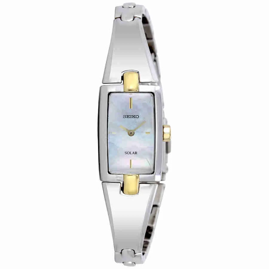 Women's SUP218 Core Solar Mother of Pearl Dial Two Tone Steel Power Reserve Watch