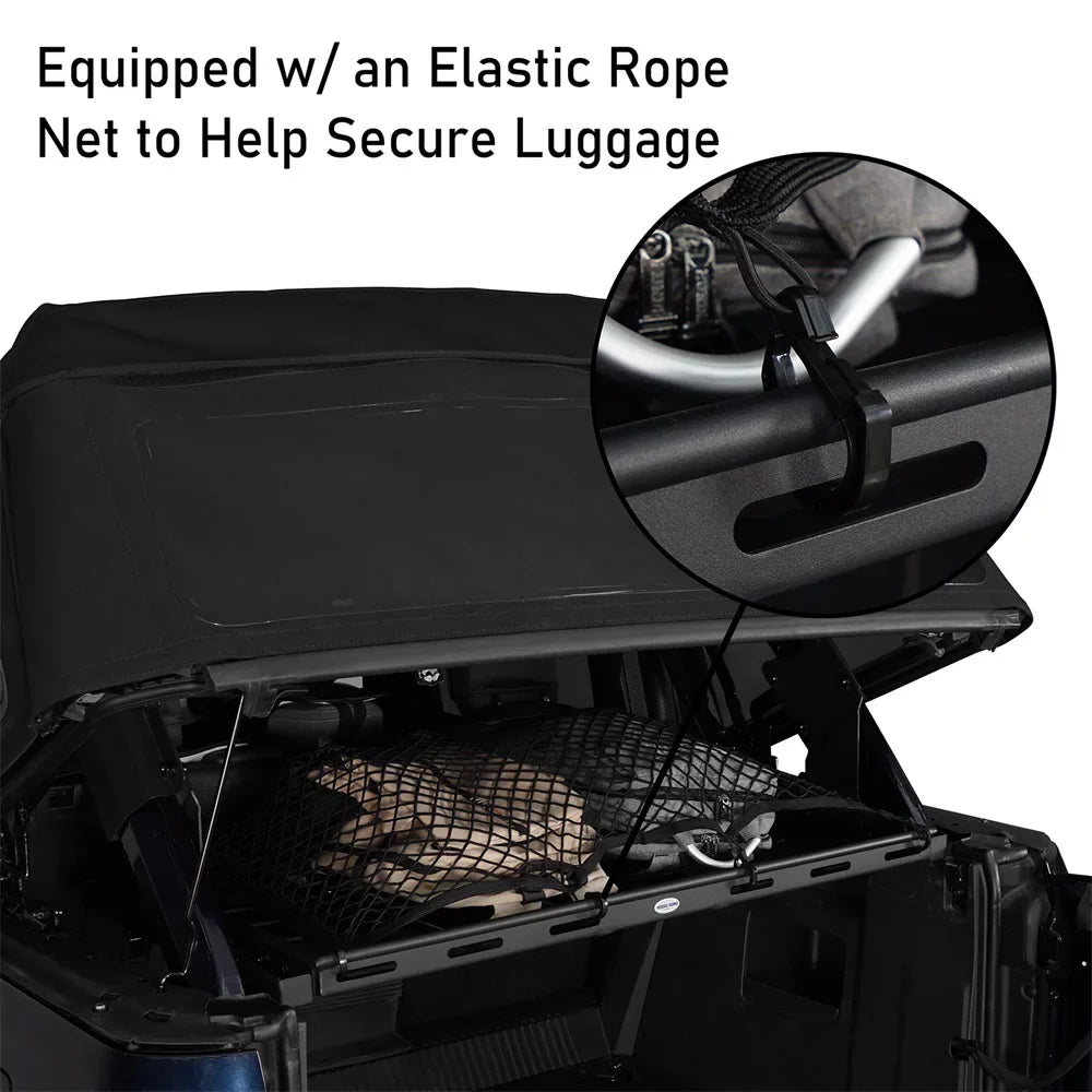 Hooke Road Rear Cargo Basket Rack Luggage Box Fit Ford Bronco 2021-2023 4-Door Jet