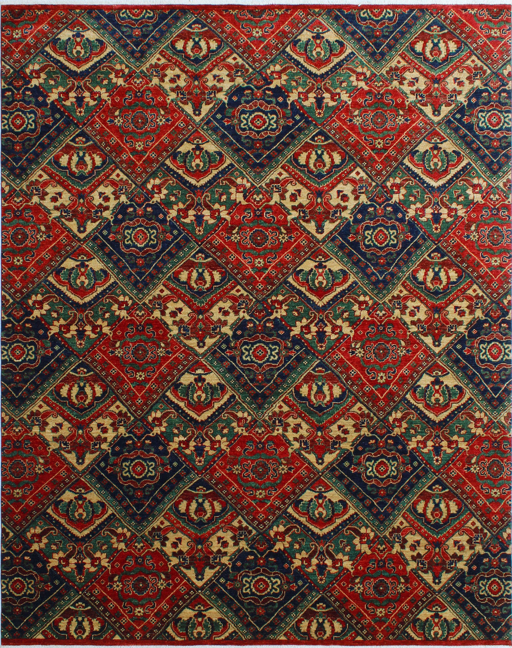Aria Reggie Red/Blue Rug, 7'11" x 9'10"