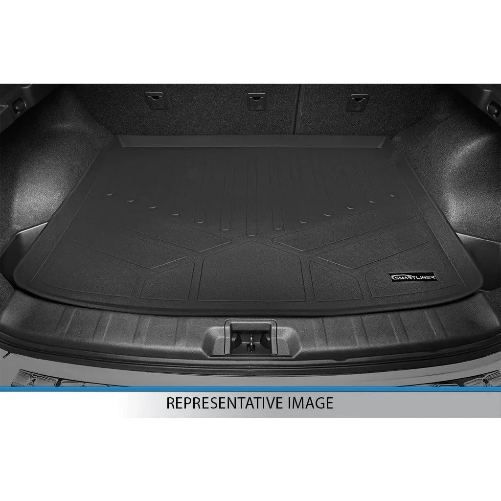 SMARTLINER All Weather Custom Fit Cargo Trunk Liner Floor Mat Compatible With 2014-2018 Subaru Forester