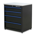 Montezuma Garage Tool Storage System 30.5 x 24" Locking Workbench, Ebony