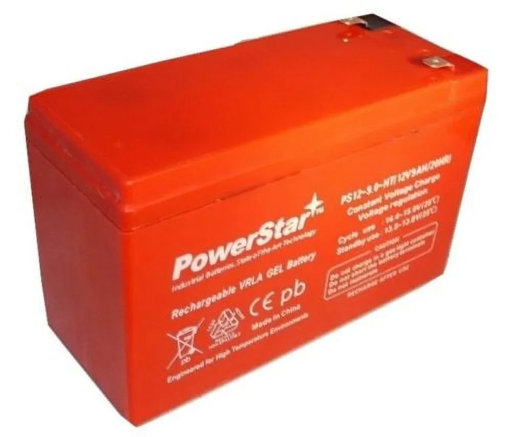 PowerStar HIGH TEMP Replacement Aqua-Vu BATT9AH 12-volt 9-Amp Gel Cell Battery