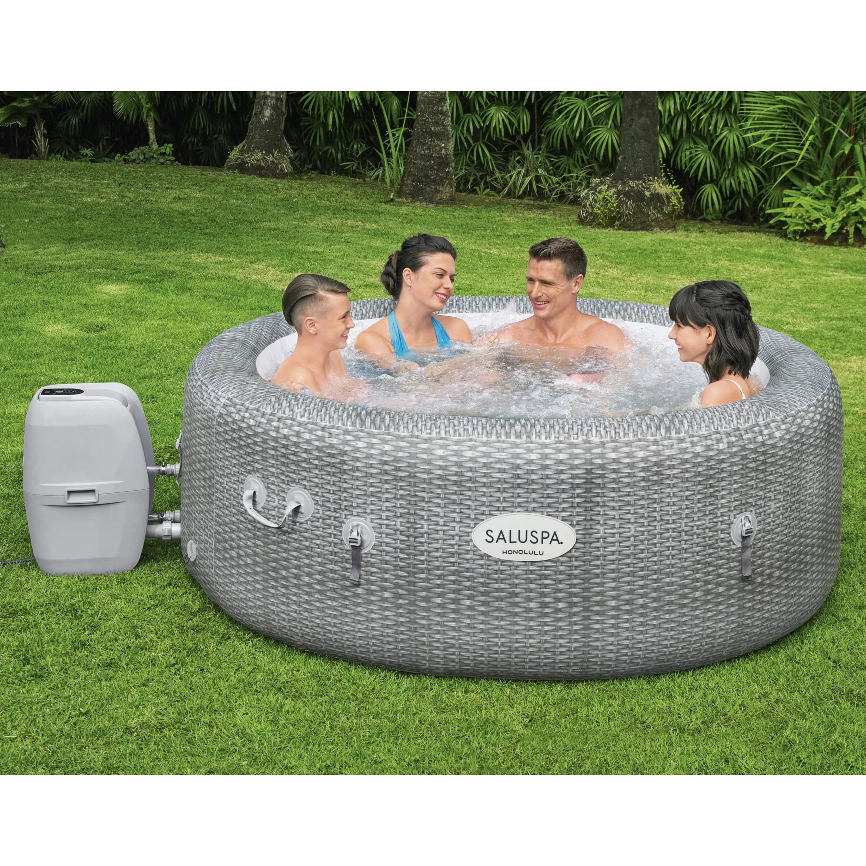 Bestway SaluSpa AirJet Honolulu Hot Tub and Intex PureSpa Removeable Seats