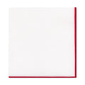 Tommy Hilfiger Mens Solid Edge Pocket Square, White, One Size