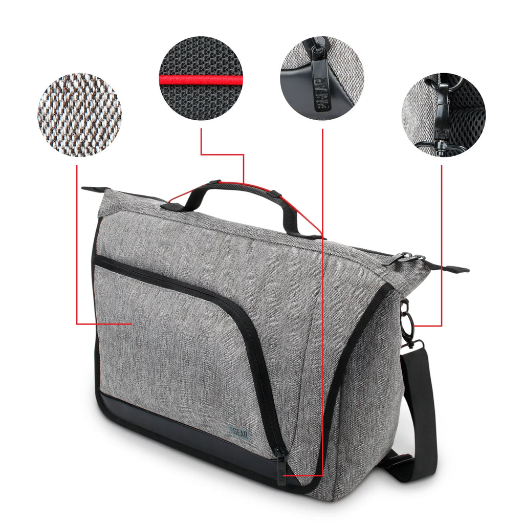 USA Gear Tabletop DnD Bag - RPG Player's Essentials Dungeons and Dragons Messenger Bag with Dividers