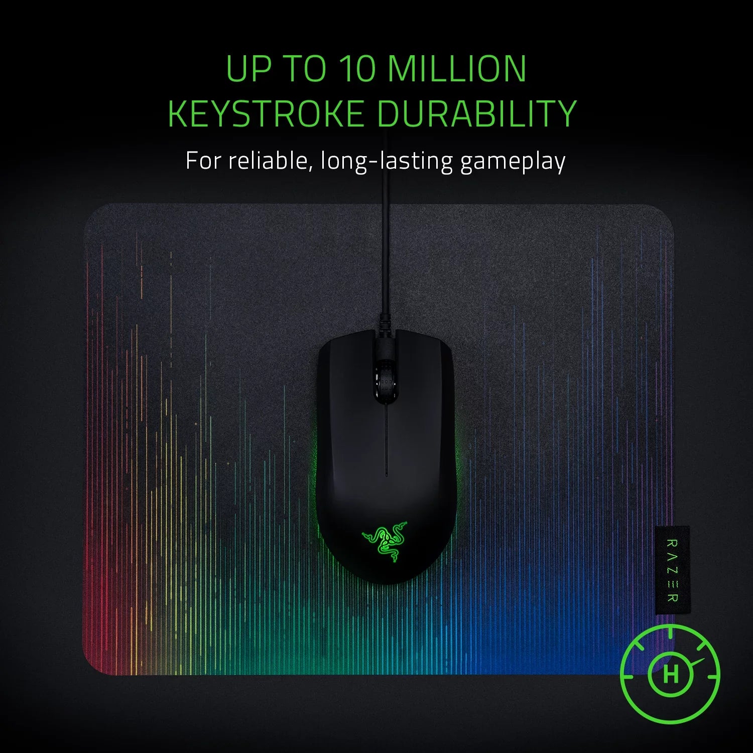 Razer Abyssus Essential: True 7,200 DPI Optical Sensor - 3 Hyperesponse Buttons - Powered by Razer Chroma - Ambidextrous Ergonomic Gaming Mouse
