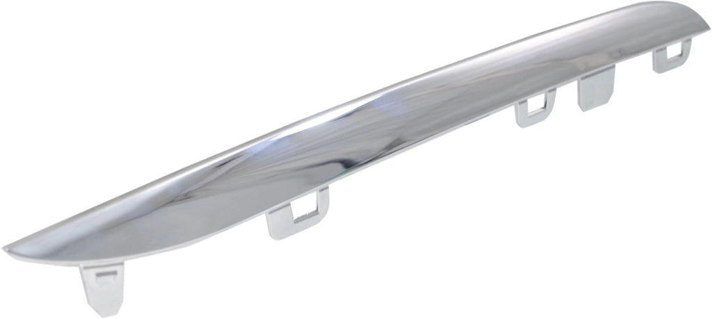 Grille Trim Compatible with 2015-2018 Mercedes Benz C300 2015 C400 Right Passenger Side, Lower Chrome CAPA Certified