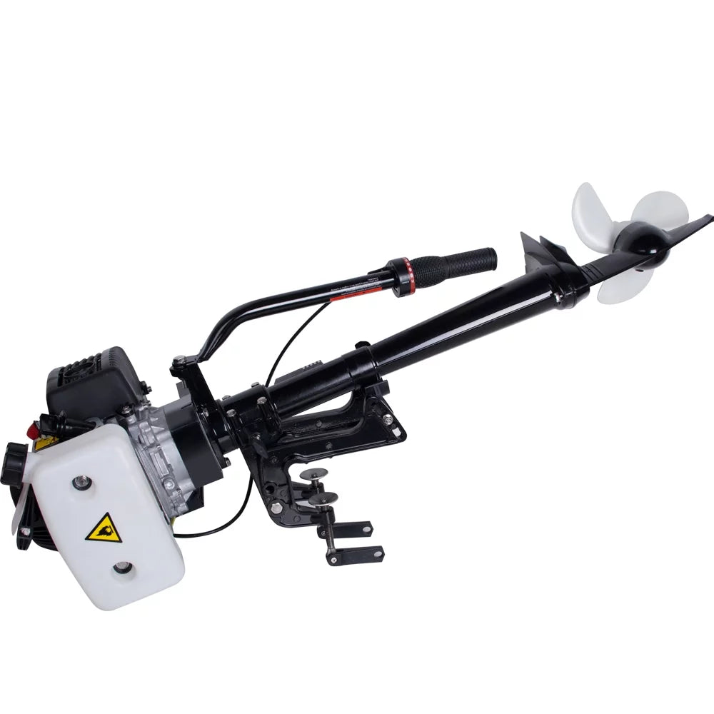 4 Stroke 3.6 Outboard Motor 55CC Boat Engine With Air Cooling System