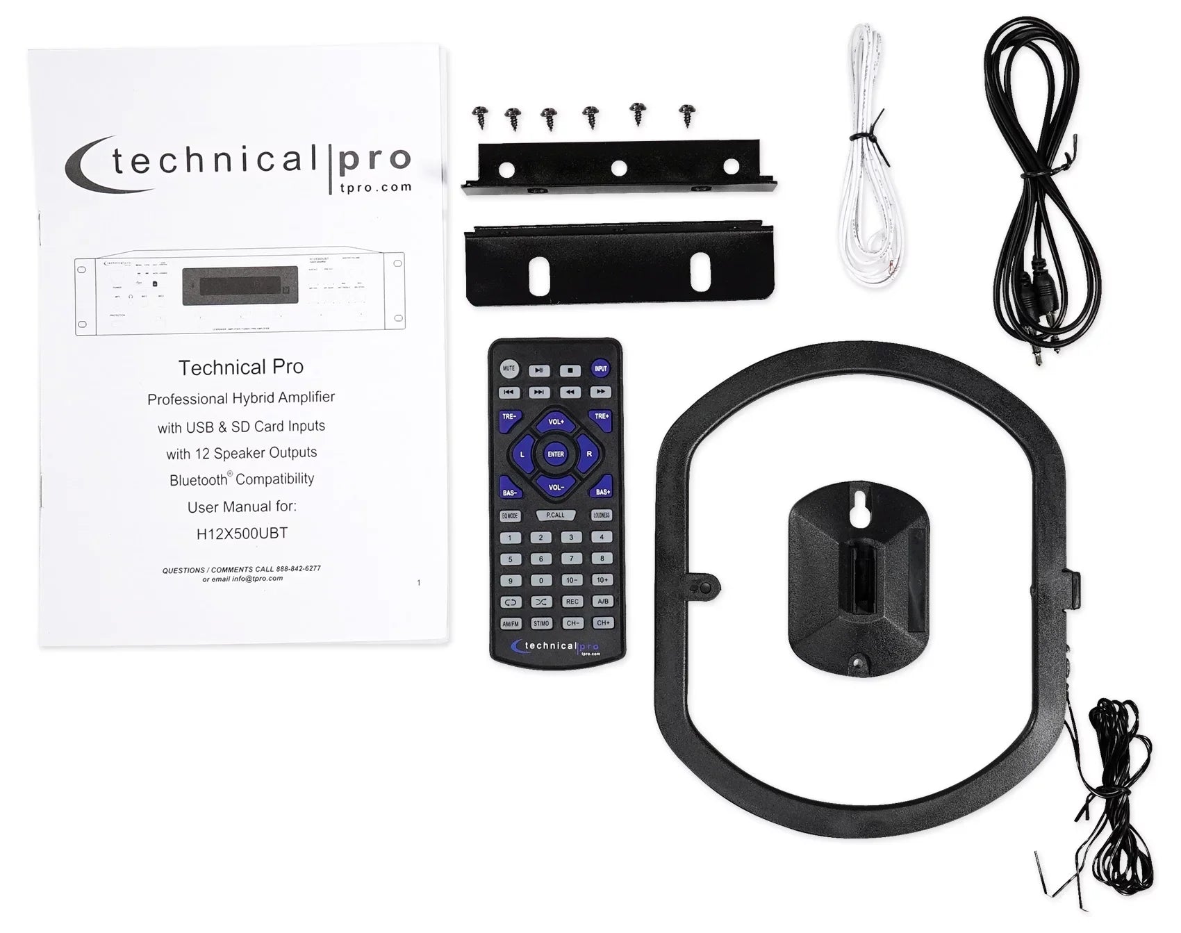 6000w 6) Zone, Home Theater Bluetooth Receiver+(12) Jet 6.5" Ceiling Speakers