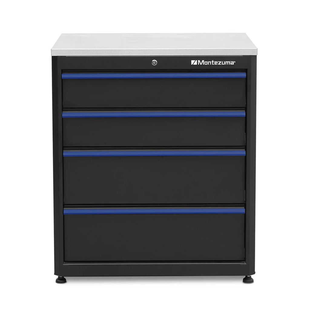 Montezuma Garage Tool Storage System 30.5 x 24" Locking Workbench, Ebony