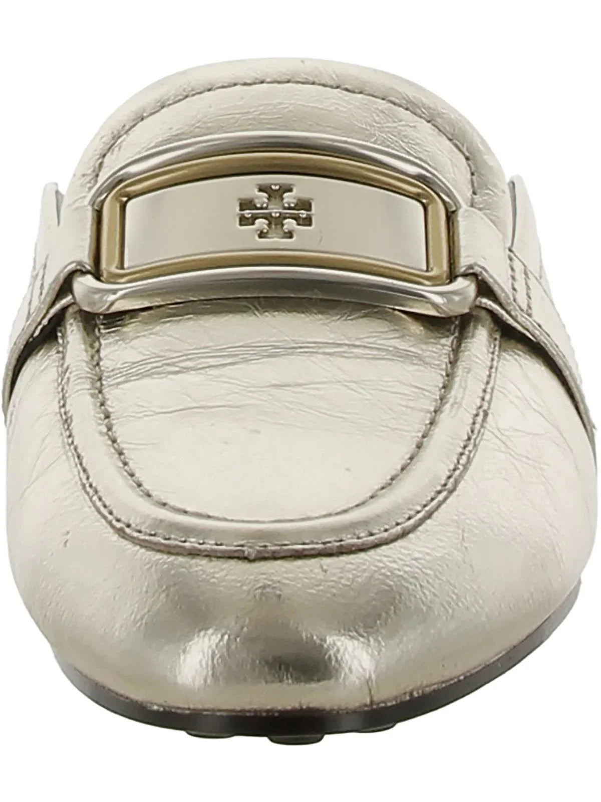 Tory Burch Womens Georgia Leather Slip-On Mules