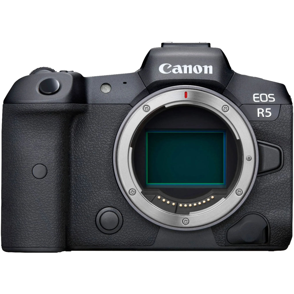 EOS R5 Mirrorless Camera with RF24-105mm + 75-300mm Lens + Mount Adapter + SanDisk 128GB + ZeeTech Accessory