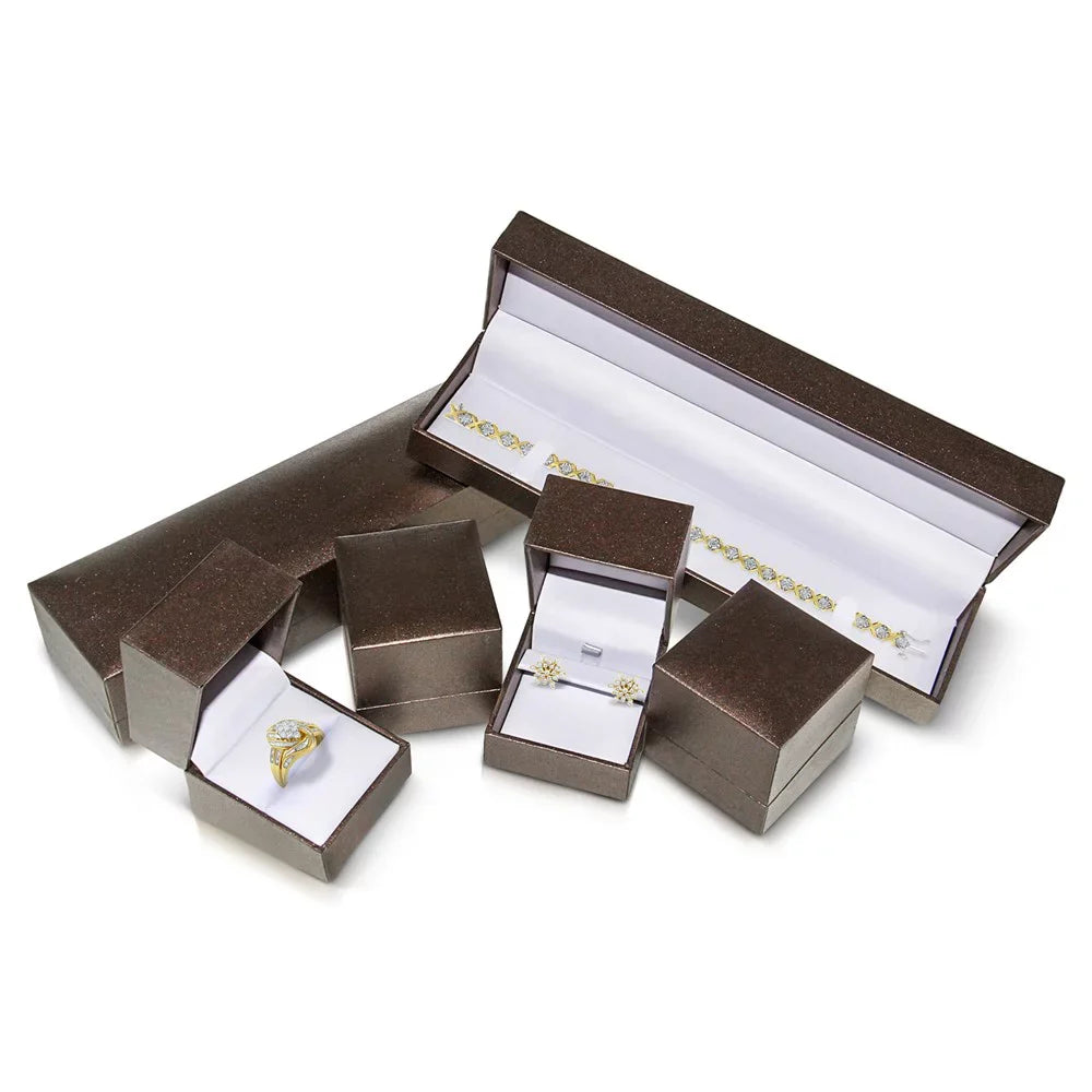Rose Gold Plated .925 Sterling Silver 1/3 Carat TDW Miracle-Set Diamond Link Bracelet (I-J, I3-Promo)