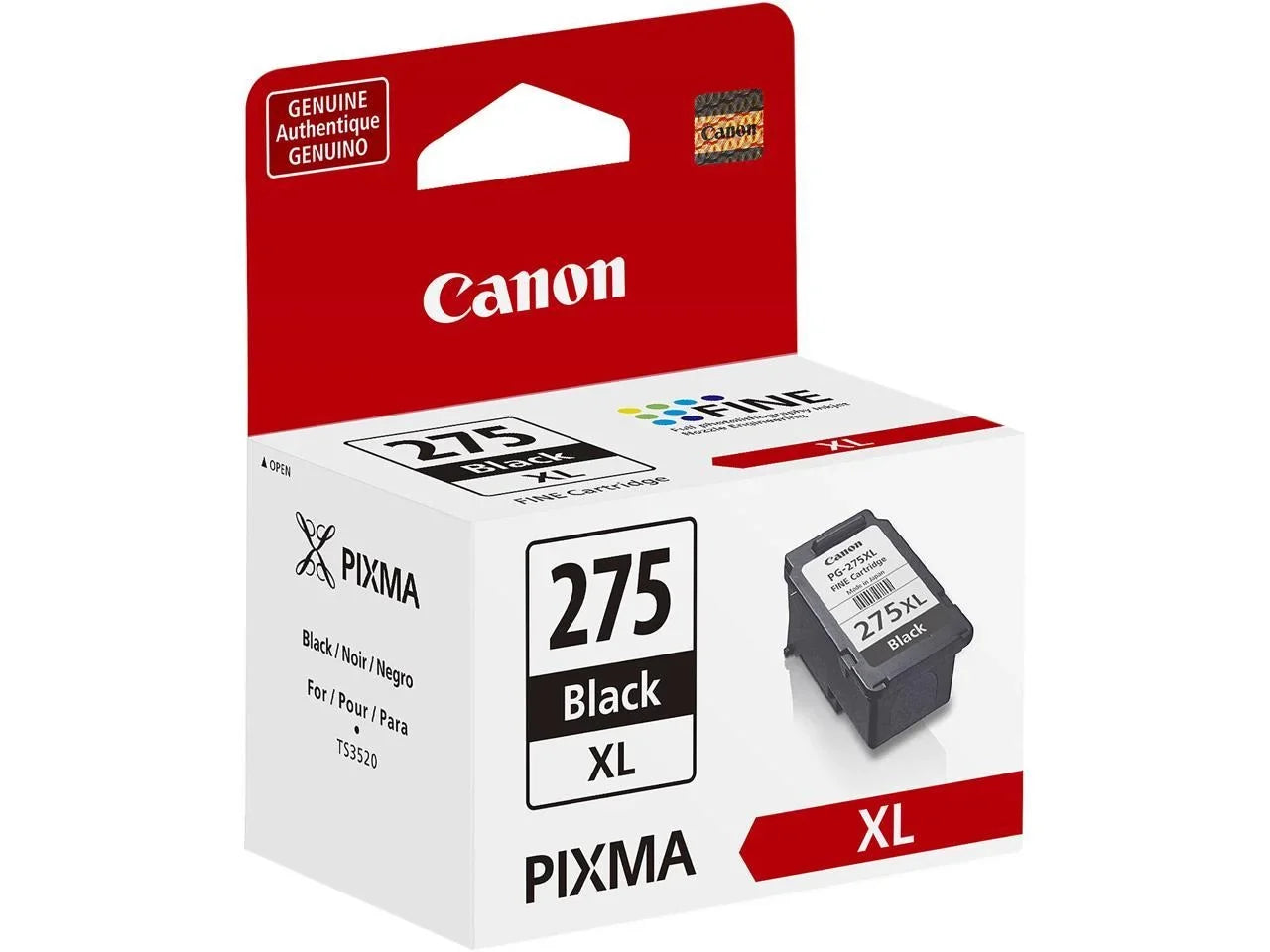 PG-275 XL Jet Ink Cartridge for PIXMA TS3520 Wireless All-In-One Printer