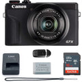 PowerShot G7 X Mark III 20.1-Megapixel Digital Camera - Ebony - Basic Accessories Bundle (64GB)