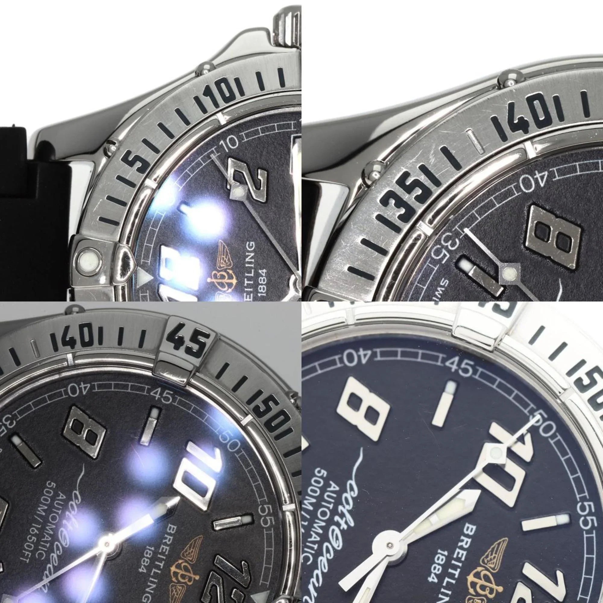 Pre-Owned BREITLING A17350 Colt O'Shearn Watch Stainless Steel/Rubber Men's (Good)