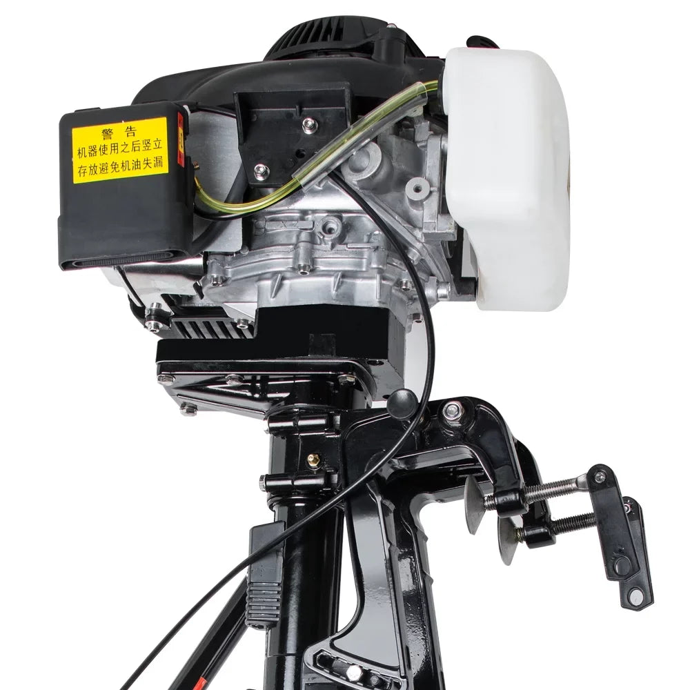 4 Stroke 3.6 Outboard Motor 55CC Boat Engine With Air Cooling System