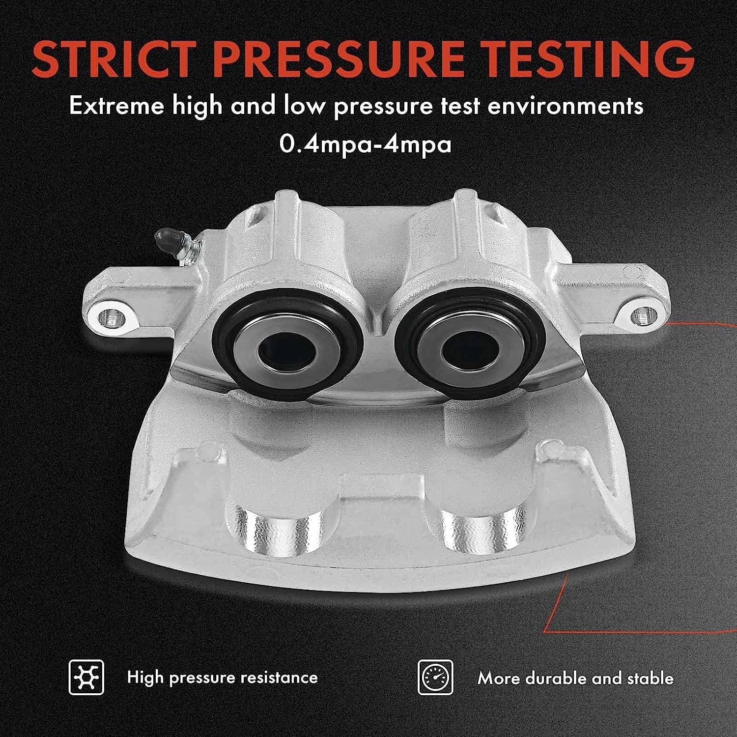 A-Premium Disc Brake Caliper Assembly Without Bracket Compatible with Select Dodge Models - M300/RM300 1973-1974, M350/R300 1974 - Front Right Passenger Side